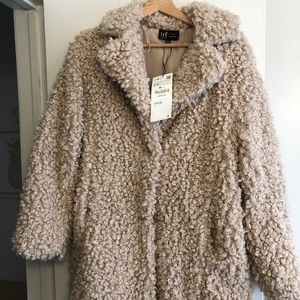Zara Teddy Coat S/M